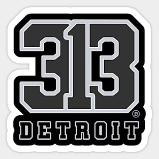 313 Detroit Sticker